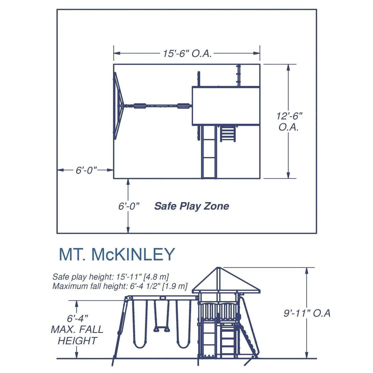 Backyard Discovery McKinley Mount Swing Set image 1