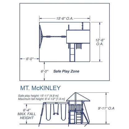 Backyard Discovery McKinley Mount Swing Set image 1