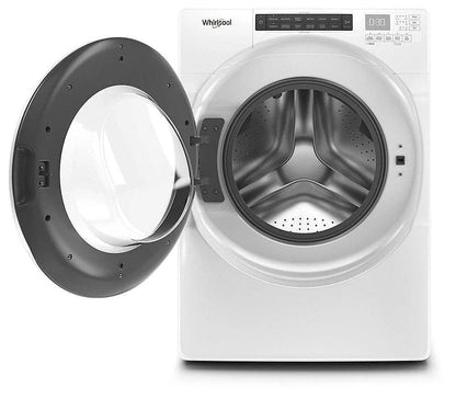 Whirlpool – 4.3 Cu. Ft. High Efficiency Stackable Front Load Washer with 35 Cycle Options – White image 6
