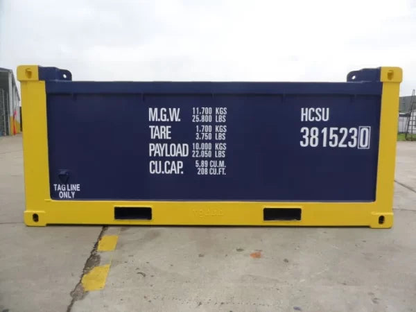 10ft DNV 2.7-1 Half Height Open Top Containers image 1