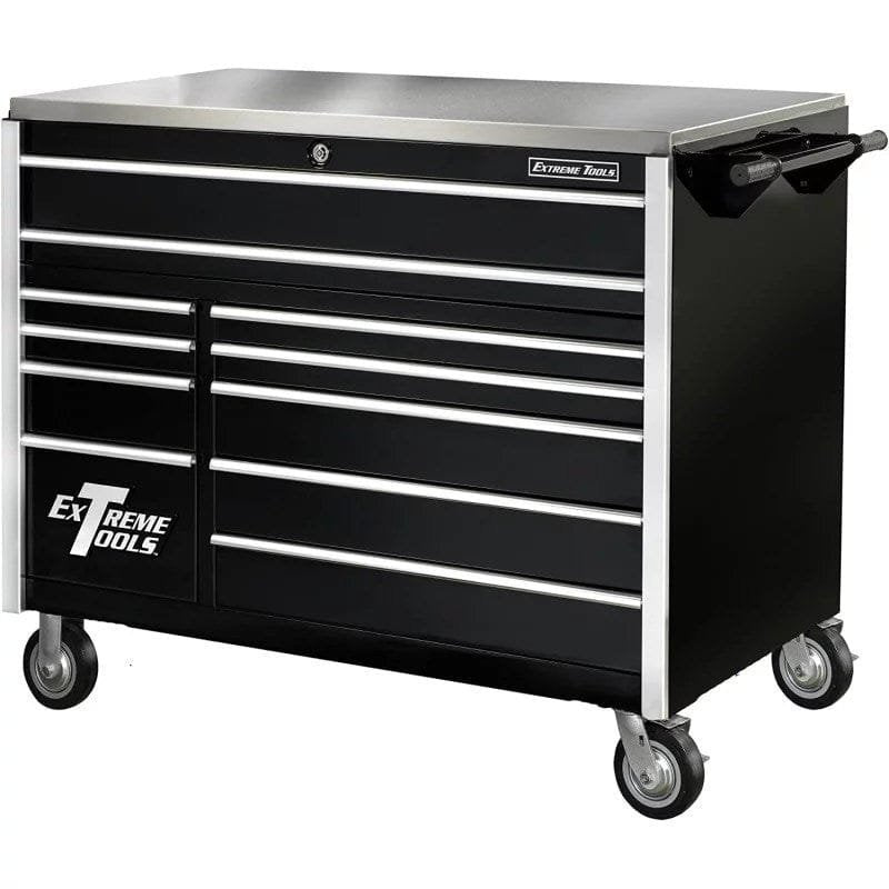 Extreme Tools 55 In 11 Drawer Pro Roller Cabinet BLACK image 0