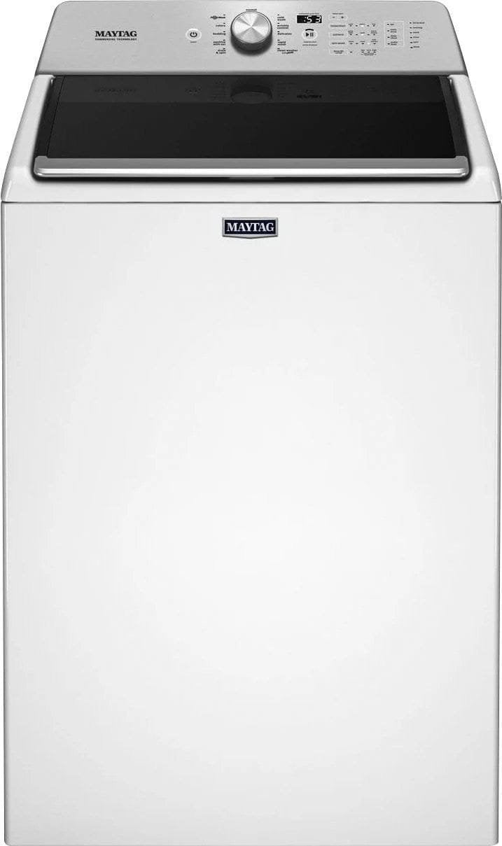 Maytag – 4.7 Cu. Ft. Top Load Washer with Dual-Action PowerWash Agitator – White image 0