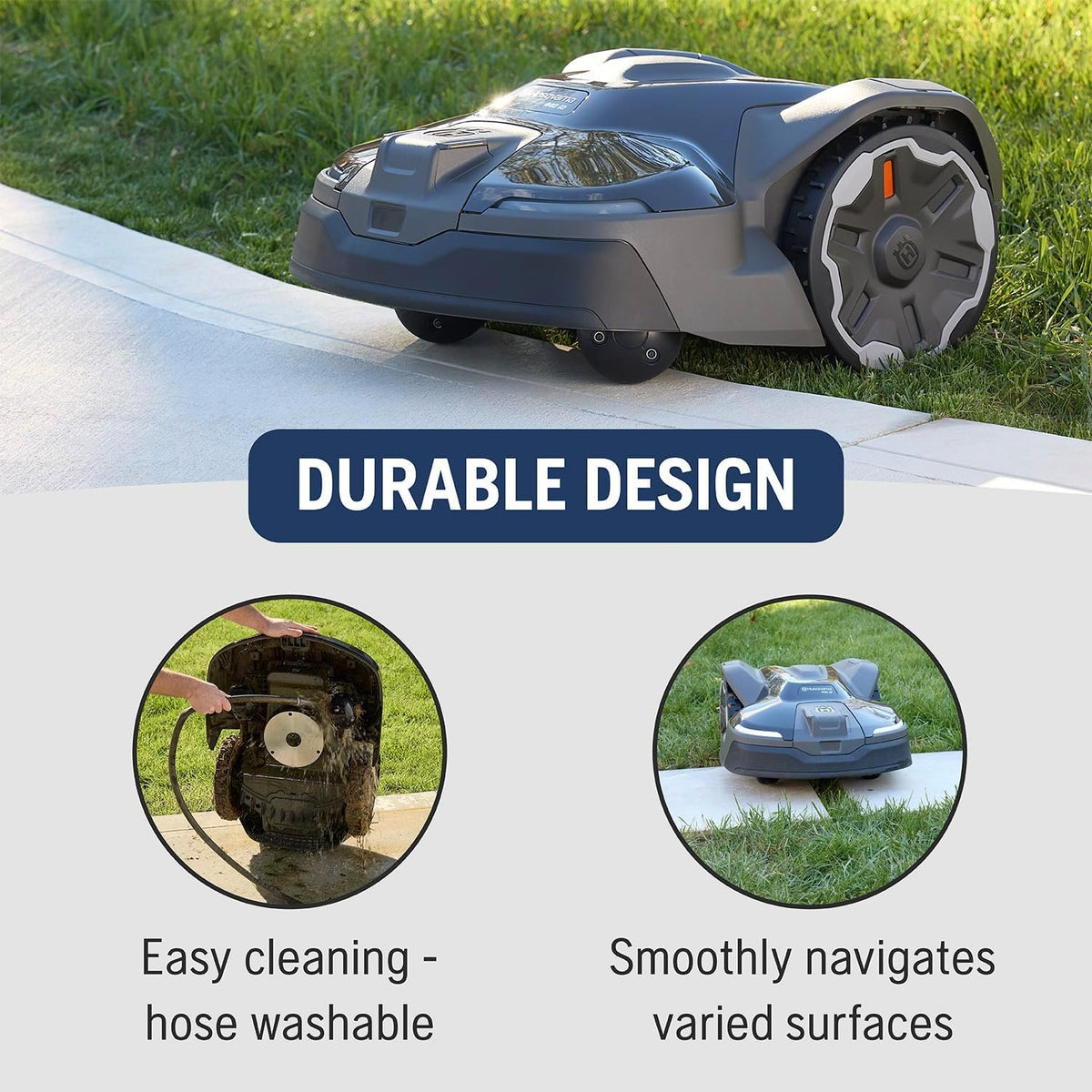 Husqvarna 440iQ Robotic Lawn Mower, 2 Acre, Wire-Free, Charging Station image 26