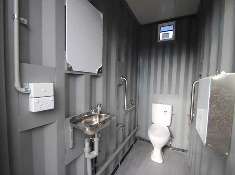 Shipping Container Ablution Block (10ft / 20ft / 40ft Modular Bathroom Unit) image 5