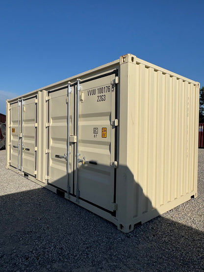 20ft Ivory Shipping Container image 2