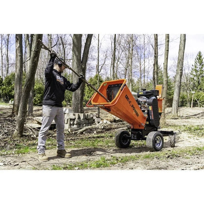 Detail K2 Opc566E 6 in – 14HP Kinetic Wood Chipper with Electric Start and Auto Blade Feed KOHLER CH440 Command PRO Commercial Gas Engine image 10