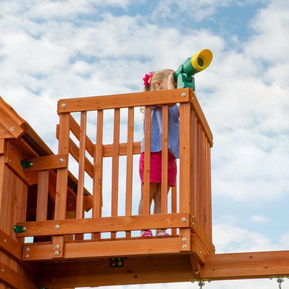 Backyard Discovery Skyfort II Swing Set image 1