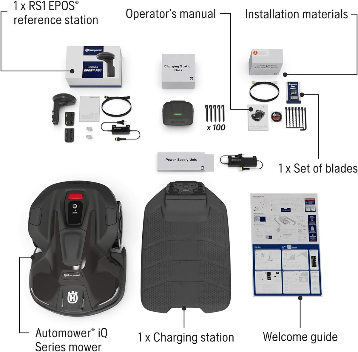 Husqvarna 440iQ Robotic Lawn Mower, 2 Acre, Wire-Free, Charging Station image 19