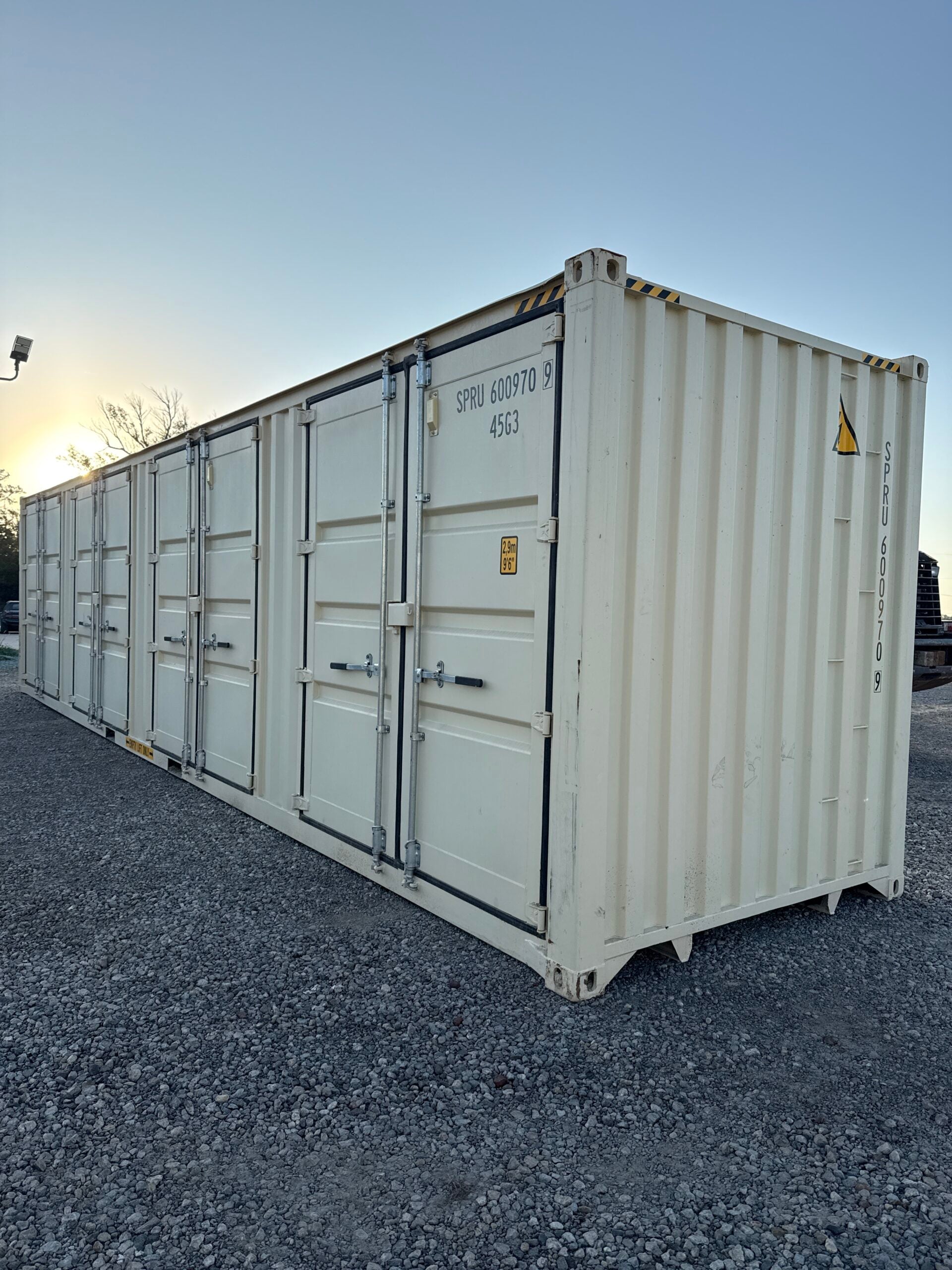 NEW 40ft Ivory Shipping Container image 2