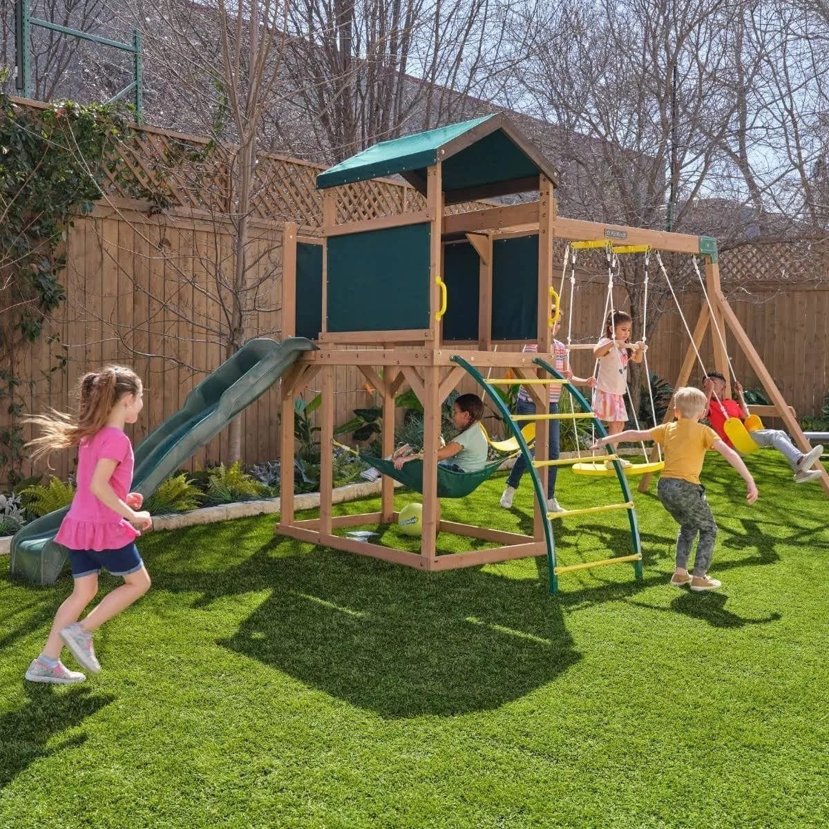 Kidkraft Hideaway Haven Swing Set image 0