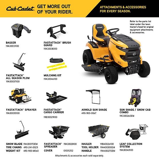 Cub Cadet 42 in. Gas-Powered Intellipower Riding Lawn Mower image 2