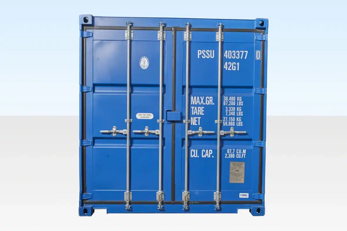 40ft Shipping Container Blue (RAL 5013) image 1