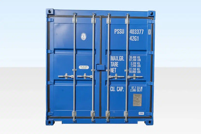 40ft Shipping Container Blue (RAL 5013) image 1